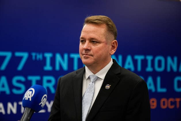 Civilian space race 2.0 with China closer than US would like right now: NASA deputy chief ANTALYA, TURKIYE - OCTOBER 05: NASA Associate Administrator Matt Anderson during an exclusive interview at the International Astronautical Congress (IAC) held at the NEST Convention Center in Antalya, Turkiye on October 05, 2026. The congress is organized by the International Astronautical Federation (IAF), coordinated by the Turkish Ministry of Industry and Technology, and co-hosted by the Turkish Space Agency (TUA) and SAHA Istanbul. Muhammed Ali Yigit Anadolu Antalya Turkey. Editorial use only. Please get in touch for any other usage.  Copyright: x2026xAnadoluxMuhammedxAlixYigitx