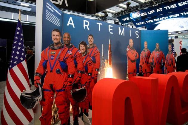Civilian space race 2.0 with China closer than US would like right now: NASA deputy chief ANTALYA, TURKIYE - OCTOBER 05: NASA stand is seen during the International Astronautical Congress (IAC) held at the NEST Convention Center in Antalya, Turkiye on October 05, 2026. The congress is organized by the International Astronautical Federation (IAF), coordinated by the Turkish Ministry of Industry and Technology, and co-hosted by the Turkish Space Agency (TUA) and SAHA Istanbul. Muhammed Ali Yigit Anadolu Antalya Turkey. Editorial use only. Please get in touch for any other usage.  Copyright: x2026xAnadoluxMuhammedxAlixYigitx
