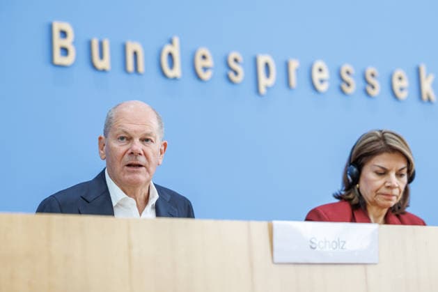 Presentation of the North-South Commission on Development Policy (ENSK) with Olaf Scholz Presentation of the North-South Commission on Development Policy (ENSK) Press conference on the composition and priority issues of the North-South Commission on Development Policy