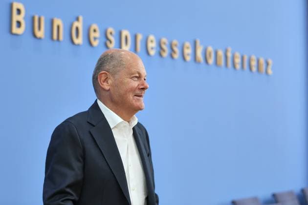 Berlin, Germany, October 5, 2026 Federal Press Conference: Presentation of the North-South Commission on Development Policy (ENSK) Press Conference on the Composition and Priority Issues of the North-South Commission on Development Policy Olaf Scholz, SPD Copyright: xdtsxNachrichtenagenturx dts_137158