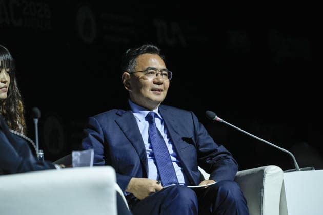 Space agency heads convene for a special session as part of IAC in Antalya ANTALYA, TURKIYE - OCTOBER 5: China National Space Administration (CNSA) Chief Engineer Li Guoping, delivers a speech during the Space Agency Heads session held as part of the 77th International Astronautical Congress (IAC) at the NEST Congress Center in Antalya, Turkiye, on October 5, 2026. The congress is organized by the International Astronautical Federation (IAF), coordinated by the Turkish Ministry of Industry and Technology, and co-hosted by the Turkish Space Agency (TUA) and SAHA Istanbul.??????? Osmancan Gurdogan Anadolu Antalya Turkey. Editorial use only. Please get in touch for any other usage.  Copyright: x2026xAnadoluxOsmancanxGurdoganx