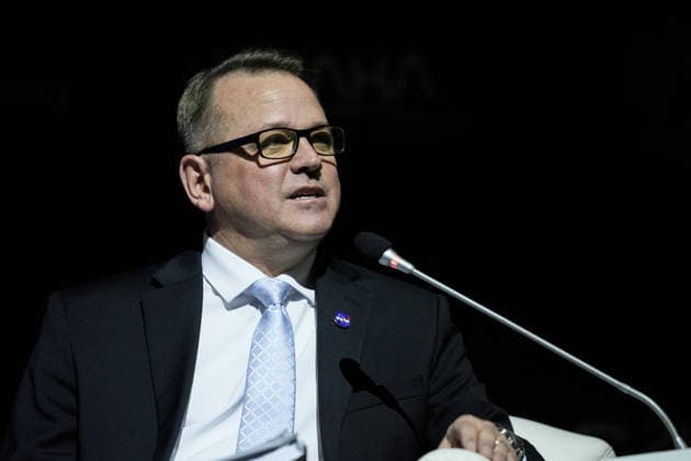 Space agency heads convene for a special session as part of IAC in Antalya ANTALYA, TURKIYE - OCTOBER 5: NASA Associate Administrator Matt Anderson, delivers a speech during the Space Agency Heads session held as part of the 77th International Astronautical Congress (IAC) at the NEST Congress Center in Antalya, Turkiye, on October 5, 2026. The congress is organized by the International Astronautical Federation (IAF), coordinated by the Turkish Ministry of Industry and Technology, and co-hosted by the Turkish Space Agency (TUA) and SAHA Istanbul. Osmancan Gurdogan Anadolu Antalya Turkey. Editorial use only. Please get in touch for any other usage.  Copyright: x2026xAnadoluxOsmancanxGurdoganx