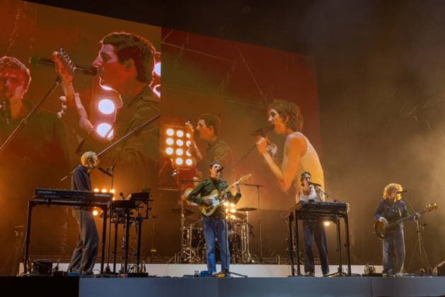October 4, 2026, Austin, Texas, USA: LOUIE SWAN, JULES CROMMELIN, PATRICK HETHERINGTON and NOAH HILL of Australian rock band Parcels during the Austin City Limits Music Festival at Zilker Park in Austin, Texas Austin USA  - ZUMAs135 20261004_zap_s135_201 Copyright: xDanielxDeSloverx