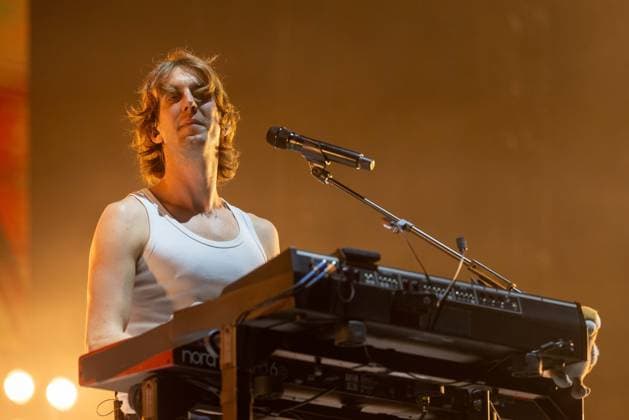 October 4, 2026, Austin, Texas, USA: PATRICK HETHERINGTON of Australian rock band Parcels during the Austin City Limits Music Festival at Zilker Park in Austin, Texas Austin USA  - ZUMAs135 20261004_zap_s135_218 Copyright: xDanielxDeSloverx