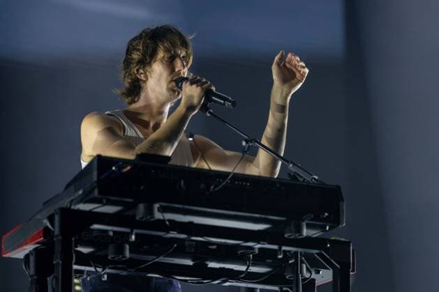 October 4, 2026, Austin, Texas, USA: PATRICK HETHERINGTON of Australian rock band Parcels during the Austin City Limits Music Festival at Zilker Park in Austin, Texas Austin USA  - ZUMAs135 20261004_zap_s135_228 Copyright: xDanielxDeSloverx