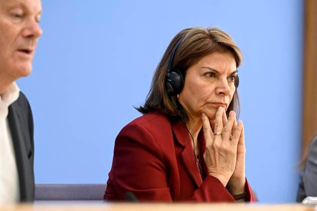 ABB BPK Laura Chinchilla Miranda, President of Costa Rica and Co-Chair of the ENSK Topic: Presentation of the North-South Commission on Development Policy (ENSK) Press Conference on the Composition and Priority Issues of the North-South Commission on Development Policy at the Federal Press Conference (BPK) in Berlin on October 5, 2026 Berlin, Germany
