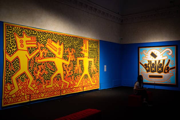 October 5, 2026, Rome, Rm, Italy: The exhibition dedicated to Keith Haring opens in Rome, at Palazzo Braschi museum. The exhibition brings together over 140 works. It traces HaringÃ¢â‚¬â ¢s artistic journey, from his early works in New York to his political posters, sculptures, paintings and final pieces. Rome Italy - ZUMAg256 20261005_znp_g256_016 Copyright: xMarcoxDixGianvitox