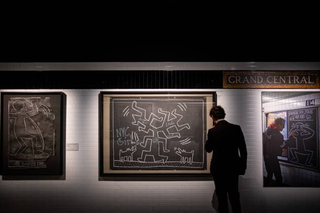 October 5, 2026, Rome, Rm, Italy: The exhibition dedicated to Keith Haring opens in Rome, at Palazzo Braschi museum. The exhibition brings together over 140 works. It traces HaringÃ¢â‚¬â ¢s artistic journey, from his early works in New York to his political posters, sculptures, paintings and final pieces. Rome Italy - ZUMAg256 20261005_znp_g256_024 Copyright: xMarcoxDixGianvitox