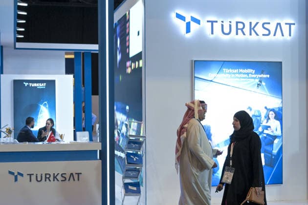 CABSAT 2026 exhibition in Dubai DUBAI, UNITED ARAB EMIRATES - OCTOBER 5: Products of TURKSAT, Turkiye s first domestic and national communication satellite, are displayed during CABSAT 2026, the Middle East and Africa s largest digital broadcast, media, and satellite exhibition, at the Dubai Exhibition Centre (DEC) in Dubai, United Arab Emirates on October 5, 2026. Hassan al Raisi Anadolu Dubai United Arab Emirates. Editorial use only. Please get in touch for any other usage.  Copyright: x2026xAnadoluxHassanxalxRaisix