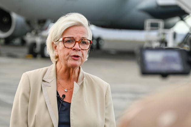 Catherine Vautrin visited Réunion on Monday as part of the Pegase 2026 mission at Air Base 181 at Roland Garros Airport in Sainte-Marie. the Minister of the Armed Forces and Veterans Affairs emphasized cooperation with countries in the region. She participated in an in-flight refueling of a Rafale from aboard a military Airbus. Catherine Vautrin visited Réunion on Monday as part of the Pegase 2026 mission. At Air Base 181 at Roland Garros Airport in Sainte Marie, the Minister of the Armed Forces and Veterans Affairs emphasized cooperation with countries in the region. She participated in an in-flight refueling of a Rafale from aboard a military Airbus. 460220 2026 10 05  Copyright: xPierrexMarchalx xAnakaoPressx xStarfacex STAR_460220_029