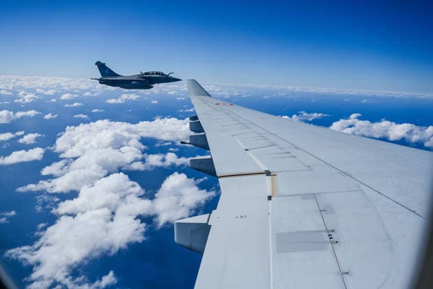 Pegase 2026 Mission At Air Base 181 at Roland Garros Airport in Sainte-Marie, the Minister of the Armed Forces and Veterans Affairs emphasized cooperation with countries in the region. She participated in an in-flight refueling of a Rafale aboard a military Airbus. Pegase 2026 Mission At Air Base 181 at Roland Garros Airport in Sainte Marie, the Minister of the Armed Forces and Veterans Affairs emphasized cooperation with countries in the region. She participated in an in-flight refueling of a Rafale aboard a military Airbus. 460220 2026 10 05  Copyright: xPierrexMarchalx xAnakaoPressx xStarfacex STAR_460220_038