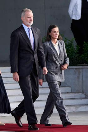 October 5, 2026, Madrid, Madrid, Spain: KING FELIPE VI of Spain, QUEEN LETIZIA of Spain attends Departure ceremony to Finland for 3 Days State Visit at Adolfo Suarez Madrid Barajas Airport. Madrid Spain  - ZUMAg15_ 20261005_zaf_g15_005 Copyright: xJackxAbuinx