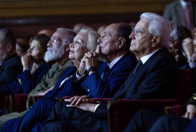 October 5, 2026, Palermo, Rome, Italy: President Sergio Mattarella and the President of the Sicilian Region, Renato Schifani, during the preview screening of the film On the Path of Francis - The Life of Biagio Conte , Palermo, 05 10 2026 Palermo Italy  - ZUMAa289 20261005_zia_a289_155 Copyright: xGiandottixUffxStampax xAgfx