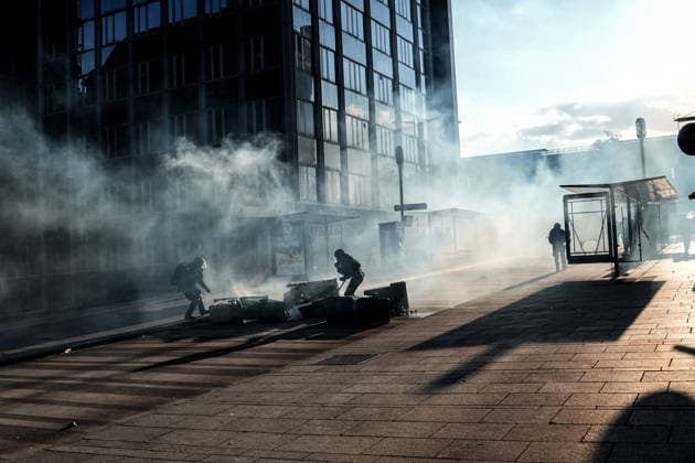 Student protests continue across France as up to 500 high schools close NANCY, FRANCE - OCTOBER 5: Police clashes with high school students during protest against current education conditions disrupt classes across the country in Nancy, France on October 5, 2026. Demonstrators pushed for expanded resources, improved school maintenance, smaller class sizes, and strategies to tackle staffing shortages. The countrywide action disrupted learning at roughly 400 to 500 high schools, which experienced full or partial class suspensions. Muhammed Said Tako Anadolu Nancy France. Editorial use only. Please get in touch for any other usage.  Copyright: x2026xAnadoluxMuhammedxSaidxTakox