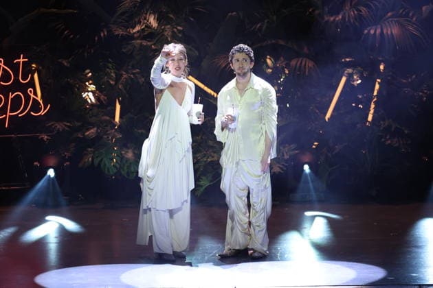 FIRST STEPS 2026 Hosts Malaya and Maximilian Presenting Awards on Stage at the FIRST STEPS 2026 Awards Ceremony at the Theater des Westens in Berlin Copyright: xEventpressxFuhrx