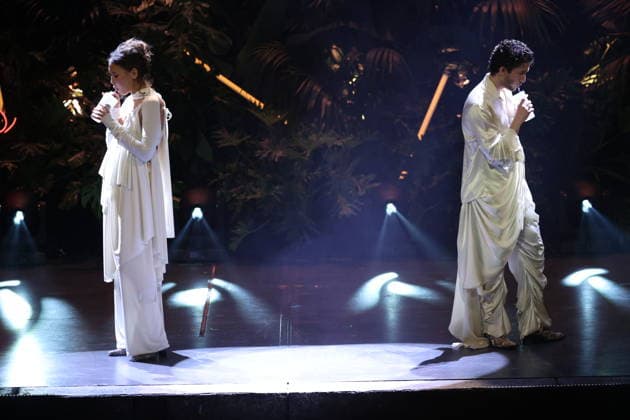 FIRST STEPS 2026 Hosts Malaya and Maximilian Presenting Awards on Stage at the FIRST STEPS 2026 Awards Ceremony at the Theater des Westens in Berlin Copyright: xEventpressxFuhrx