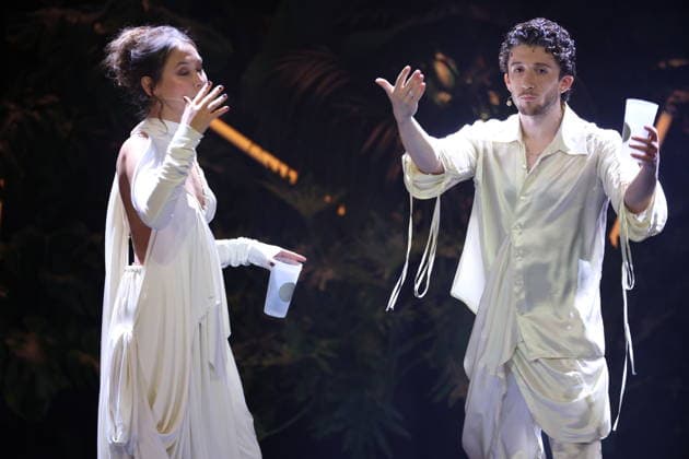 FIRST STEPS 2026 Hosts Malaya and Maximilian Presenting Awards on Stage at the FIRST STEPS 2026 Awards Ceremony at the Theater des Westens in Berlin Copyright: xEventpressxFuhrx