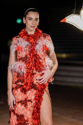 Dua Lipa at the photocall for the Chanel Spring Summer 2027 Women’s Ready-to-Wear Collection during Paris Fashion Week (PFW) at the Grand Palais in Paris, France, on October 5, 2026. Olivier Borde, Bestimage. Photocall at the Chanel Women’s Ready-to-Wear Spring Summer 2027 show as part of Paris Fashion Week on October 5, 2026, in Paris, France. Paris, France  Copyright: xOLIVIERxBORDEx xBESTIMAGExOLIVIERxBORDEx xBESTIMAGEx