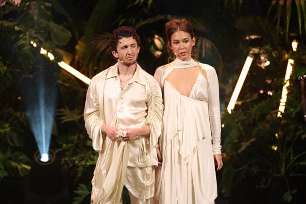 FIRST STEPS 2026 Hosts Malaya and Maximilian present awards on stage at the FIRST STEPS 2026 awards ceremony at the Theater des Westens in Berlin Copyright: xEventpressxFuhrx