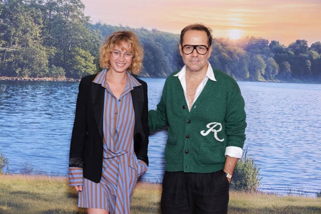 La Maison De Nos Reves Premiere - Paris Emmanuelle Bouaziz and Stéphane Debac attend the photocall for the premiere of La Maison De Nos Reves held at the Grand Rex Cinema in Paris, France on October 5, 2026. Photo by David Boyer ABACAPRESS.COM Paris France  Copyright: xBoyerxDavid ABACAx