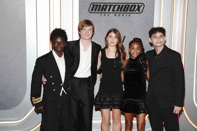 Graham Harvey, Aiden Stoxx, Braxton Paul, Max Fox, Reagan Marum at arrivals for MATCHBOX THE MOVIE Premiere, AMC Lincoln Square 13, New York, NY, October 05, 2026. Photo By: Kristin Callahan Everett Collection MATCHBOX THE MOVIE Premiere PUBLICATIONXNOTxINxCANxCHNxFRAxITAxJPNxNORxPOLxRUSxESPxUKxUSA