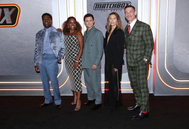 Apple Original Films Matchbox The Movie New York Premiere Sam Richardson, Teyonah Parris, Arturo Castro, Jessica Biel and John Cena attending Apple Original Films Matchbox The Movie New York Premiere held at AMC Lincoln Square on October 5, 2026 in New York City, NY New York City AMC Lincoln Square NY USA Copyright: xStevenxBergman AFF-USA.COMx