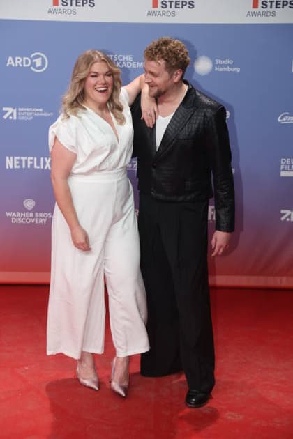 Gisa Flake and Knud Riepen at the 27th First Steps Awards ceremony in 2026 at the Theater des Westens in Berlin, October 5, 2026 Copyright: xAgenturxMatthiasxWehnertx xM.xGränzdörferx