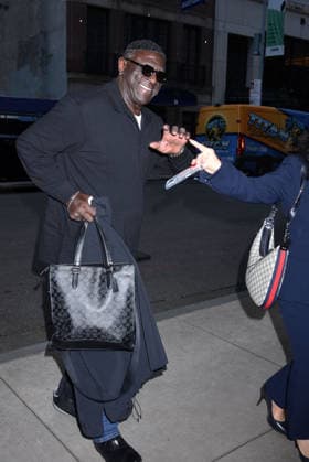 Outside arrivals at the New York screening of Mr. Irrelevant at The Whitby Hotel Featuring: Leonard Marshall Where: New York, United States When: 05 Oct 2026 Credit: Darla Khazei INSTARimages EDITORIAL USE ONLY. NOT FOR USE BY NEWSPAPERS BASED IN THE UK. Copyright: xx instar56076392