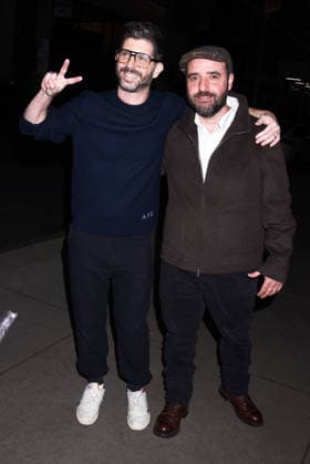 Outside arrivals at the New York screening of Mr. Irrelevant at The Whitby Hotel Featuring: Jonathan Levine and David Krumholtz Where: New York, United States When: 05 Oct 2026 Credit: Darla Khazei INSTARimages EDITORIAL USE ONLY. NOT FOR USE BY NEWSPAPERS BASED IN THE UK. Copyright: xx instar56076396