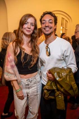 ABB FIRSTSTEPS Pheline Roggan and Aurel Mertz attended the party held in conjunction with the 2026 FIRST STEPS Awards ceremony at the Theater des Westens on October 5, 2026, in Berlin, Germany