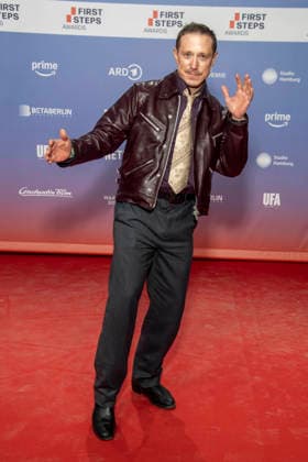 ABB FIRSTSTEPS: Timo Jacobs walks the red carpet at the 2026 FIRST STEPS Awards ceremony at the Theater des Westens on October 5, 2026, in Berlin, Germany