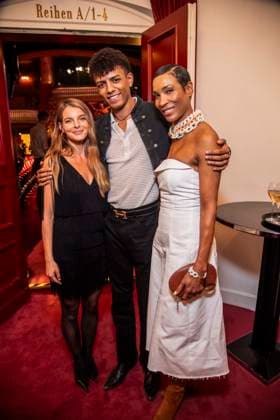 ABB FIRSTSTEPS: Yvonne Catterfeld, Louise Philippson, and Annabelle Mandeng attended the party held in conjunction with the 2026 FIRST STEPS Awards ceremony at the Theater des Westens on October 5, 2026, in Berlin, Germany