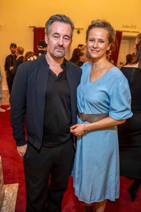 ABB FIRSTSTEPS: Christian Schwochow and Susanne Bormann attend the party following the 2026 FIRST STEPS Awards ceremony at the Theater des Westens on October 5, 2026, in Berlin, Germany