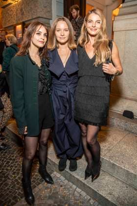 ABB FIRSTSTEPS: Luise Befort, Sonja Gerhardt, and Yvonne Catterfeld attended the party held in conjunction with the 2026 FIRST STEPS Awards ceremony at the Theater des Westens on October 5, 2026, in Berlin, Germany