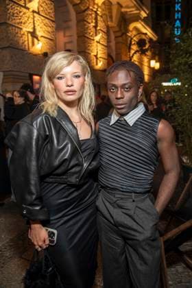 ABB FIRSTSTEPS: Luisa Celine Gaffron and Benny Opoku Arthur attended the party held in conjunction with the 2026 FIRST STEPS Awards ceremony at the Theater des Westens on October 5, 2026, in Berlin, Germany