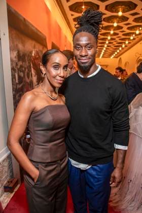 ABB FIRSTSTEPS’ Hadnet Tesfai and Eugene Boateng attended the party held in conjunction with the 2026 FIRST STEPS Awards ceremony at the Theater des Westens on October 5, 2026, in Berlin, Germany