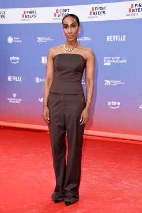 Hadnet Tesfai at the 27th First Steps Awards ceremony in 2026 at the Theater des Westens in Berlin, October 5, 2026 Foto:xN.xKubelkax xFuturexImagex first_steps_6047