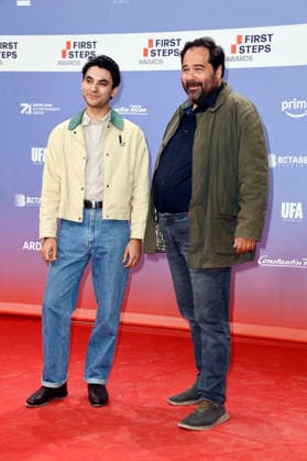 Govinda Gabriel Cholleti and Martin Neuhaus at the 27th First Steps Awards ceremony in 2026 at the Theater des Westens in Berlin, October 5, 2026 Foto:xN.xKubelkax xFuturexImagex first_steps_6125