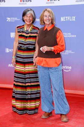 Imke Büchel with a guest at the 27th First Steps Awards ceremony in 2026 at the Theater des Westens in Berlin, October 5, 2026 Foto:xN.xKubelkax xFuturexImagex first_steps_6137