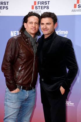 Karim Sebastian Elias and Lenn Kudrjawizki at the 27th First Steps Awards ceremony in 2026 at the Theater des Westens in Berlin, October 5, 2026 Foto:xN.xKubelkax xFuturexImagex first_steps_6142