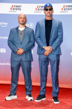 Antonio Wannek and Frank Kusche at the 27th First Steps Awards ceremony in 2026 at the Theater des Westens in Berlin, October 5, 2026 Foto:xN.xKubelkax xFuturexImagex first_steps_6171