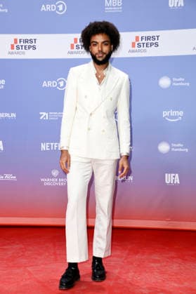 Lamin Leroy Gibba at the 27th First Steps Awards ceremony in 2026 at the Theater des Westens in Berlin, October 5, 2026 Foto:xN.xKubelkax xFuturexImagex first_steps_6194