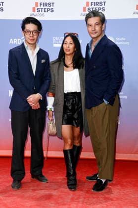 Yung Ngo, Minh Khai Phan Thi, and Hyun Wanner at the 27th First Steps Awards ceremony in 2026 at the Theater des Westens in Berlin, October 5, 2026 Foto:xN.xKubelkax xFuturexImagex first_steps_6196
