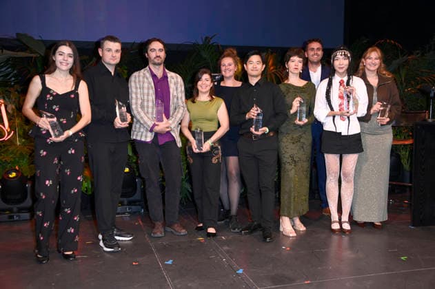 The winners at the 27th First Steps Awards ceremony in 2026 at the Theater des Westens in Berlin, October 5, 2026 Foto:xN.xKubelkax xFuturexImagex first_steps_6259