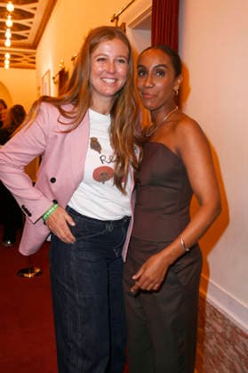Nina Eichinger and Hadnet Tesfai at the 27th First Steps Awards ceremony in 2026 at the Theater des Westens in Berlin, October 5, 2026 Foto:xN.xKubelkax xFuturexImagex first_steps_6265