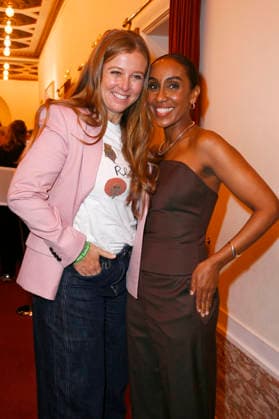 Nina Eichinger and Hadnet Tesfai at the 27th First Steps Awards ceremony in 2026 at the Theater des Westens in Berlin, October 5, 2026 Foto:xN.xKubelkax xFuturexImagex first_steps_6266
