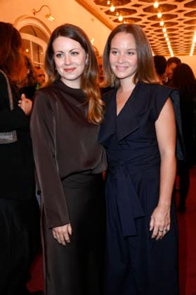 Alice Dwyer and Sonja Gerhardt at the 27th First Steps Awards ceremony in 2026 at the Theater des Westens in Berlin, October 5, 2026 Foto:xN.xKubelkax xFuturexImagex first_steps_6267