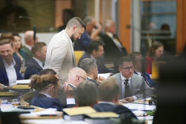 Magdeburg, Saxony-Anhalt, Germany, October 6, 2026: Constituent Session of the State Parliament—Tobias Rausch, AfD Copyright: xdtsxNachrichtenagenturx dts_137250