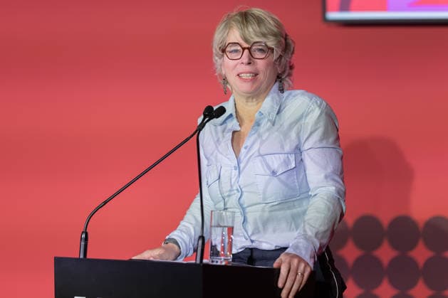 Frankfurt Book Fair 2026 Jill Lepore, American historian and author Opening press conference of the Frankfurt Book Fair 2026, Frankfurt am Main, Hesse, Germany, Exhibition Center