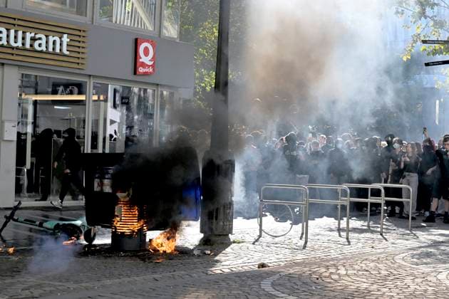 Student protest in Liege on 06 10 2026 LIEGE, BELGIUM - OCTOBER 06 : Students protest against the ministerial reform on September on October 6, 2026 in Liege, Belgium, 06 10 2026 ( Liege Belgium  Copyright: xSesx